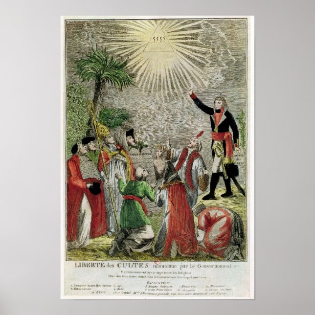 Poster Liberté de culte (Devant)