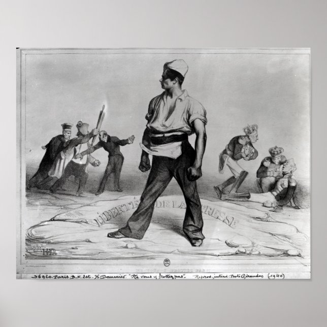 Poster Liberté de la presse (Devant)