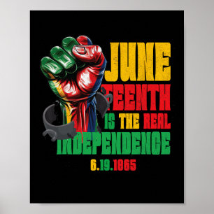 Poster Liberté Le 18ème Jour De L'Indépendance Réelle 18