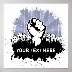 Poster Liberté - Personnalisé