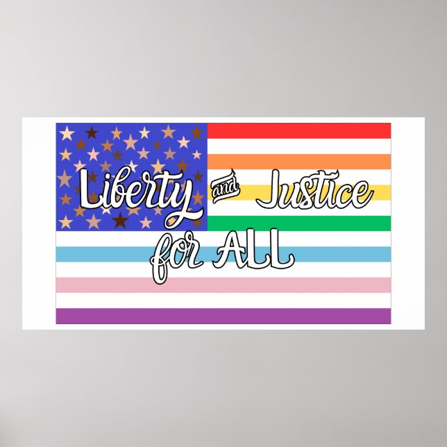 Poster Liberty & Justice for ALL (Devant)