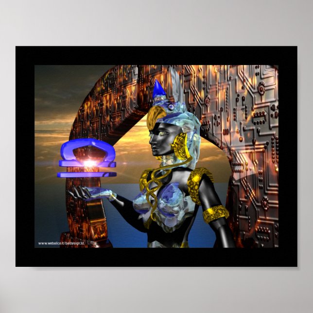 POSTER LIBRA AVEC CYBER ATHENA (Devant)