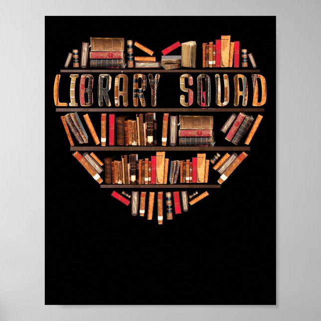 Poster Libraire de Bookworm Book Lover (Devant)
