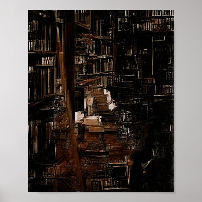 Poster Libraire de Darc Academia (Devant)