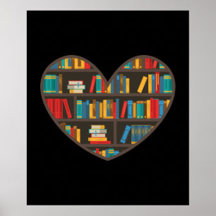 Poster Libraire de Funny BookShelf