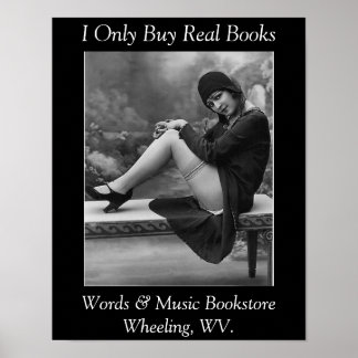 Poster librairie d'affiches roues virginie ouest