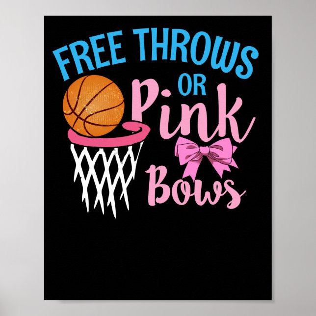 Poster Libre lancers ou Pink Bows Révélation de genre (Devant)