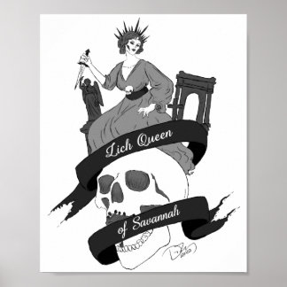 Poster Lich Queen of Savannah Imprimer