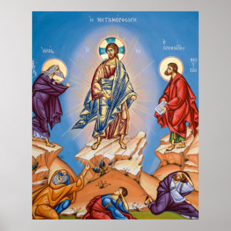 Poster L'icône de l'affiche de la transfiguration