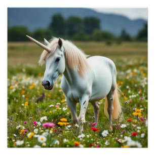 Poster Licorne Chanceuse