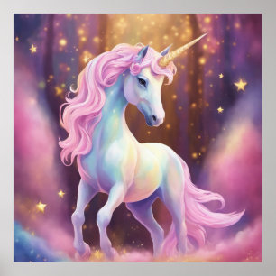 Poster Licorne d'attitude positive