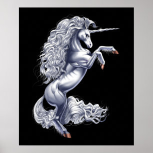 Poster licorne mythique