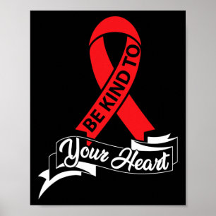 Poster Lien vers votre coeur - Sensibilisation aux maladi
