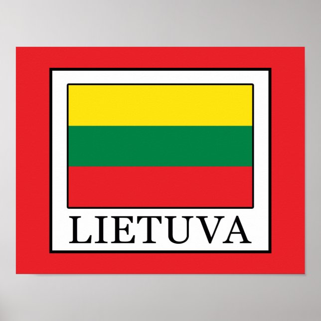 Poster Lietuva (Devant)