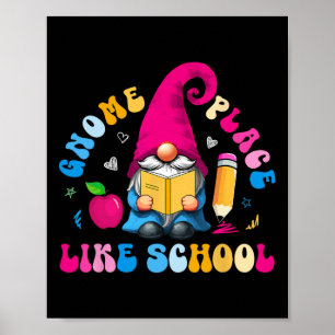 Poster Lieu de gnome comme l'école Coloré Gnome Amant Ens