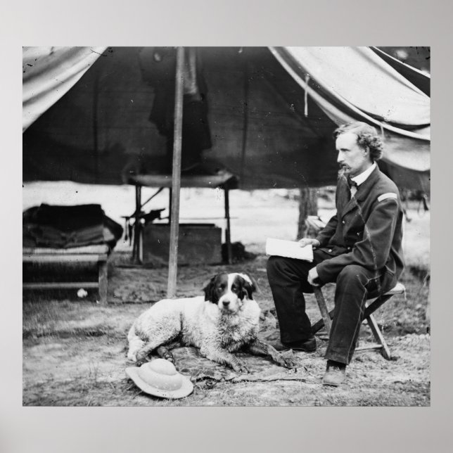Poster Lieutenant Georger Custer Photographie Virginia (Devant)