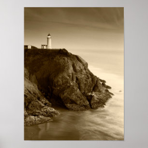 Poster Lighthouse du Nord   Fort Canby State Park, WA