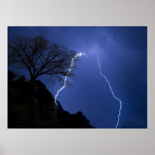 Poster lighting - stormy night
