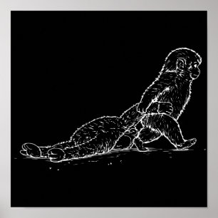 Poster Ligne artistique Baby Team Punch Monkey