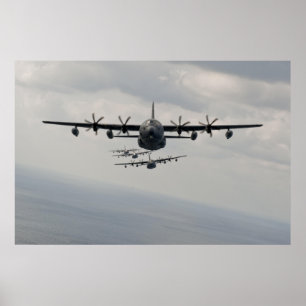 Poster Ligne C-130 Hercules