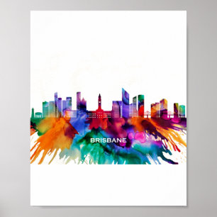 Poster Ligne de Brisbane