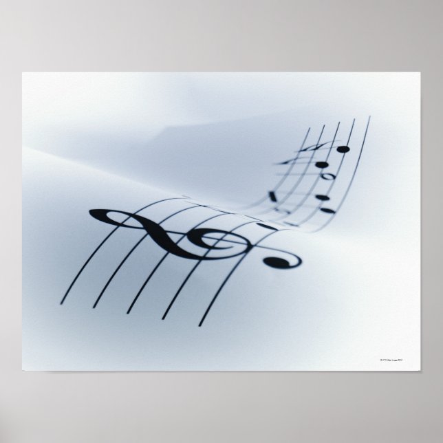 Poster Ligne de musique (Devant)