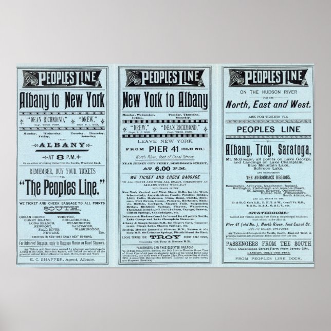 Poster Ligne de points de page de texte (Devant)