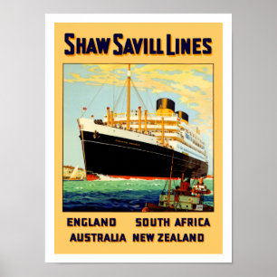 Poster Ligne de Shaw Savill