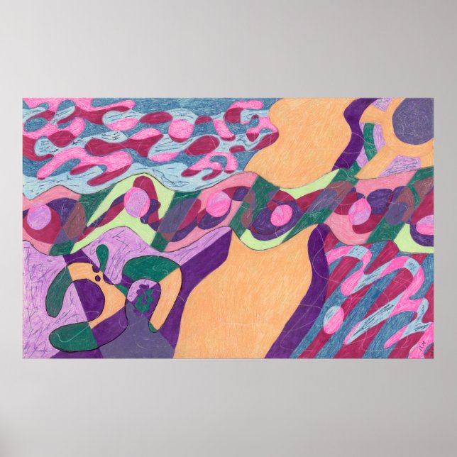 Poster Ligne d'eau (Devant)