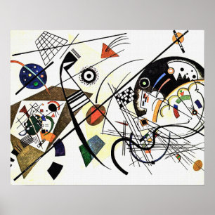 Poster Ligne transversale - Kandinsky