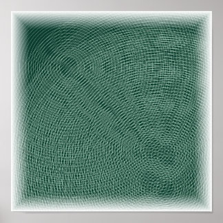 Poster Lignes de contour topographiques - Art de carte d'