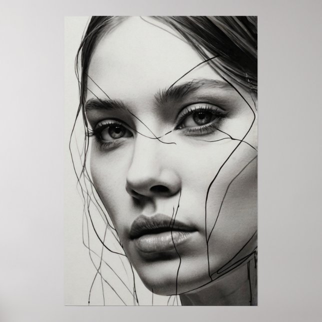 Poster Lignes de pensée (Devant)