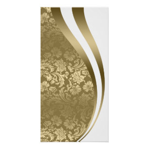 Poster Lignes dynamiques Gold Abstraites