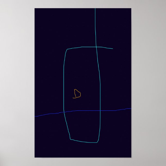Poster Lignes minimalistes (Devant)