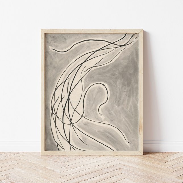 Poster Lignes rythmiques | Abraham Walkowitz (Créateur téléchargé)