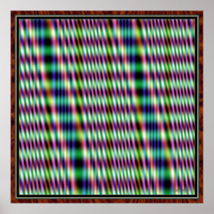 Poster Lignes vibrantes