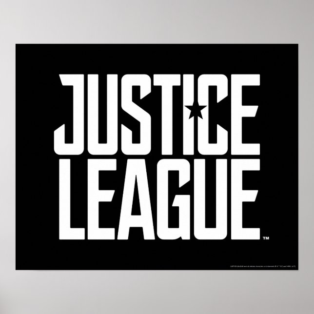 Poster Ligue de Justice | Logo de la Justice League (Devant)