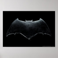 Ligue de Justice | Symbole de batman métallique