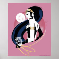 Ligue de Justice | Wonder Woman Profil Pop Art