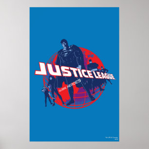 Poster Ligue de la justice et du monde