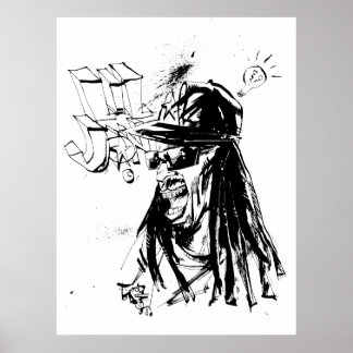 Poster Lil Jon "Collaboration de Jim Mahfood et Lil Jon"