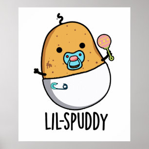 Poster Lil-spuddy Blague de pomme de terre drôle