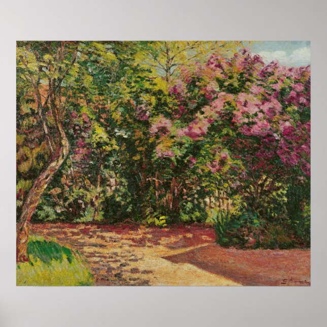 Poster Lilac, le jardin de l'artiste (Devant)