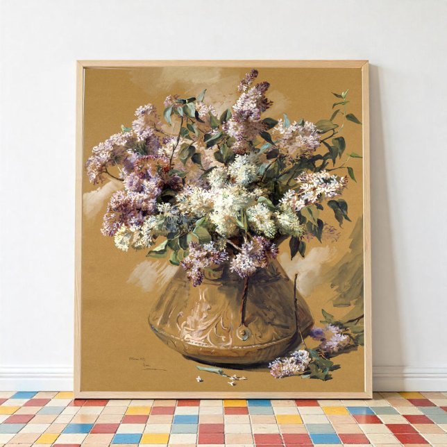 Poster Lilas Elizabeth Nourse (Créateur téléchargé)
