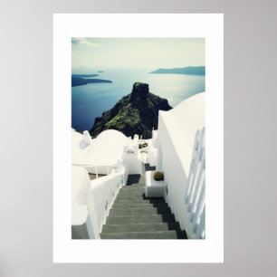 Poster L'île de Santorin, Grèce