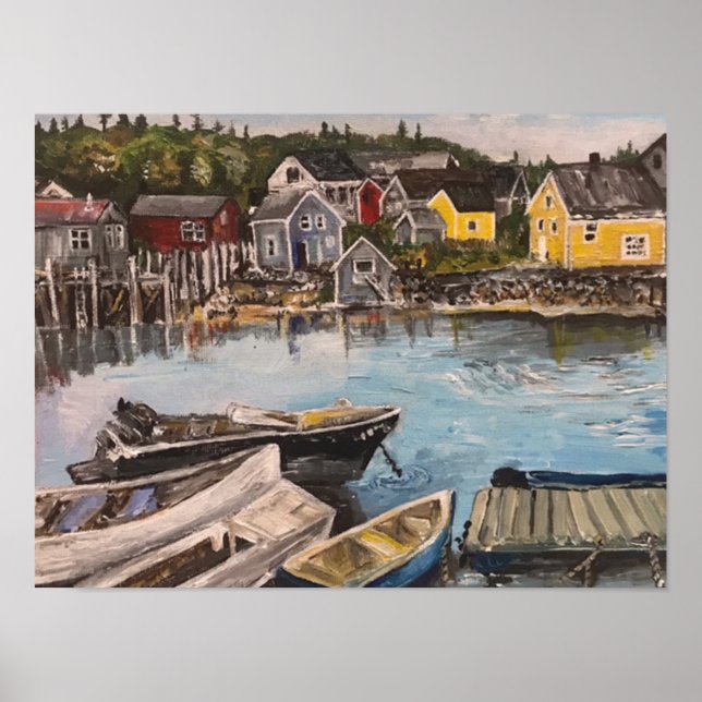Poster L'île de Vindelhaven, Maine (Devant)