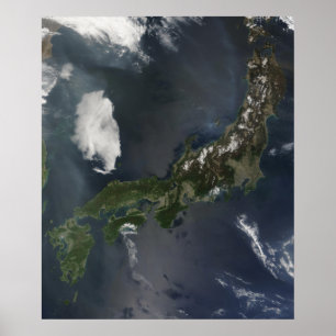 Poster L'île principale du Japon, Honshu