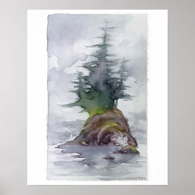 Poster L'île Tofino (Devant)