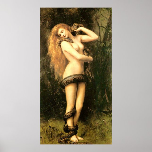 Poster Lilith par John Collier (Devant)