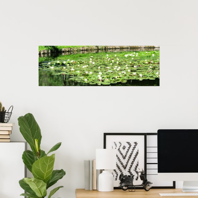Poster Lillies d'eau Tiergarten (Bureau à domicile)